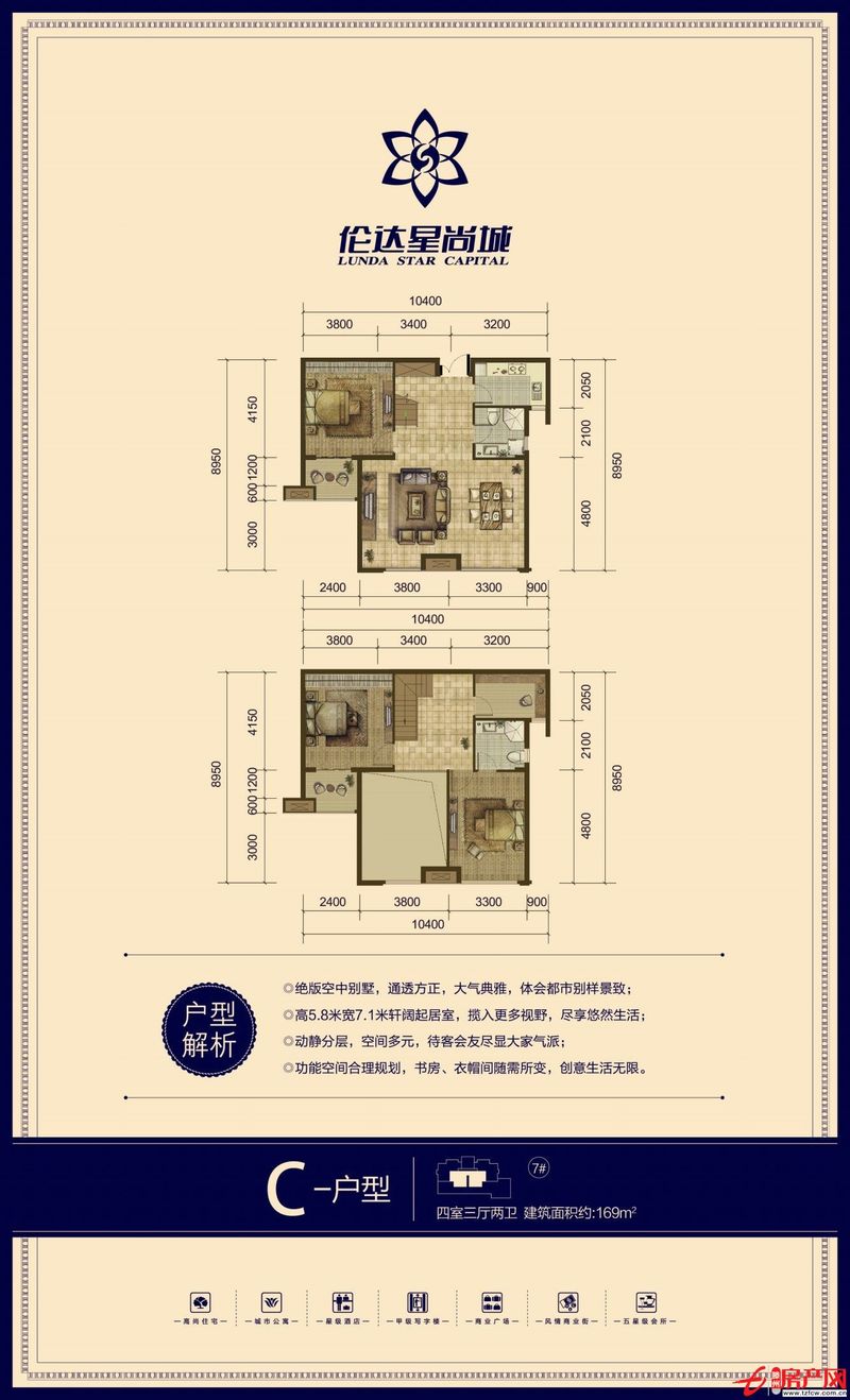 城市洋房，