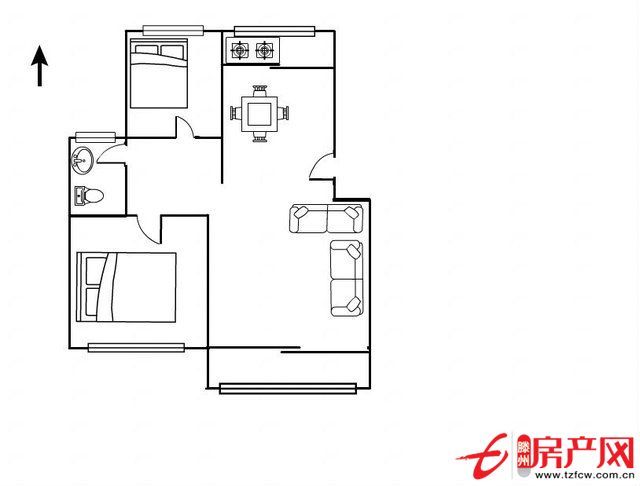 北辛福臨佳園精裝修拎包入住