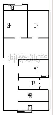 安居小區(qū)學(xué)區(qū)房,三室兩廳,南北通透,黃金樓層
