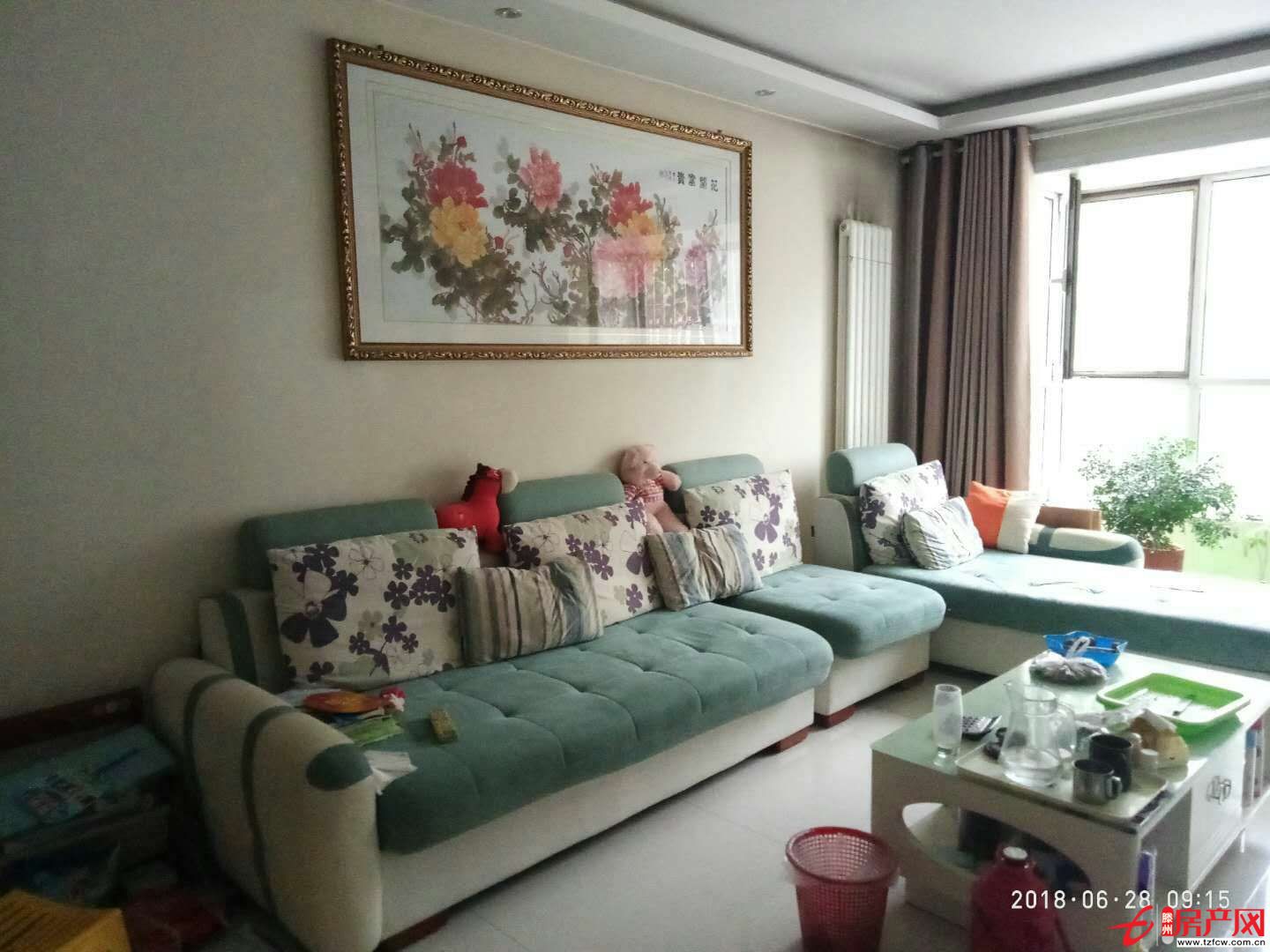 麗都水岸3樓大平臺，戶型方正彩光超好，精裝修學，區(qū)房可貸款